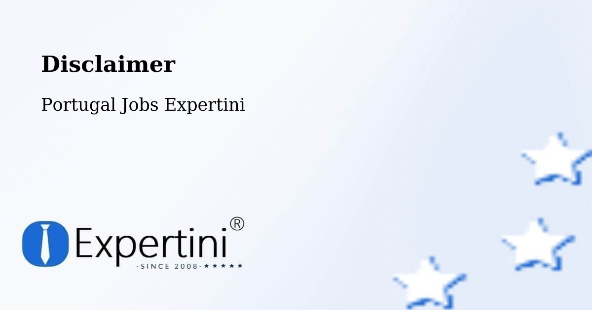 Disclaimer – Rabo De Peixe - Portugal Jobs Expertini